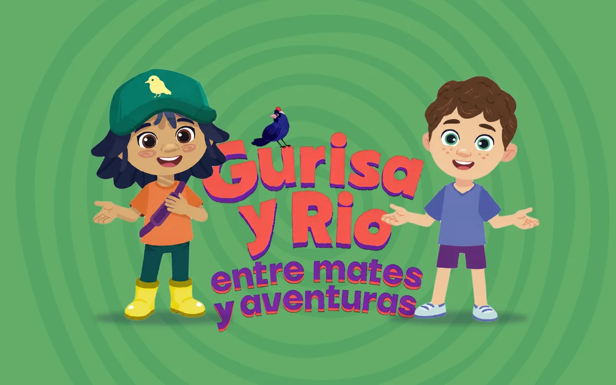 Gurisa and Río, the leads of Gurisa y Río: entre mates y aventuras