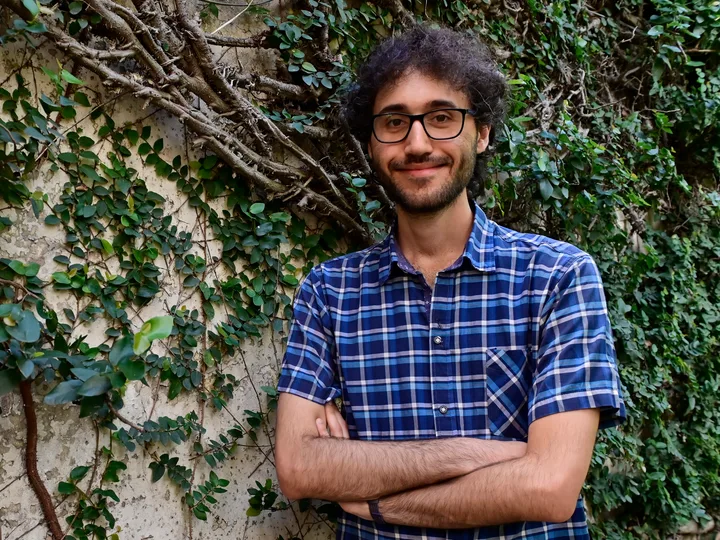 Nicolás Martorell, photographed for Clarín
